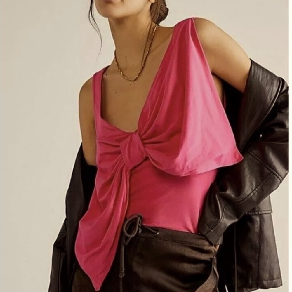 Free People Big Bow Tank